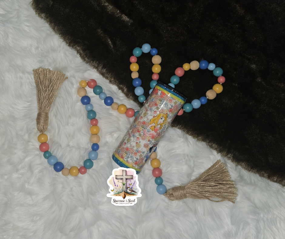 Fairytale Princess Fabric Tumbler